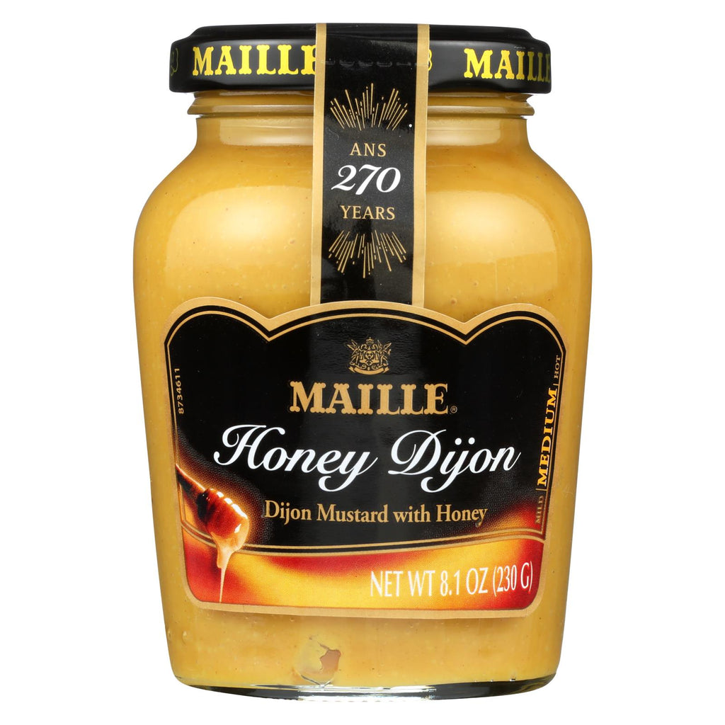 Maille Dijon Mustard with Real Honey, 6-Pack, 8 Oz.