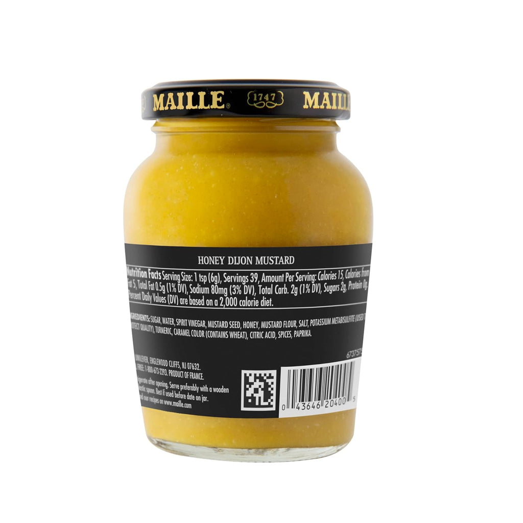 Maille Dijon Mustard with Real Honey, 6-Pack, 8 Oz.
