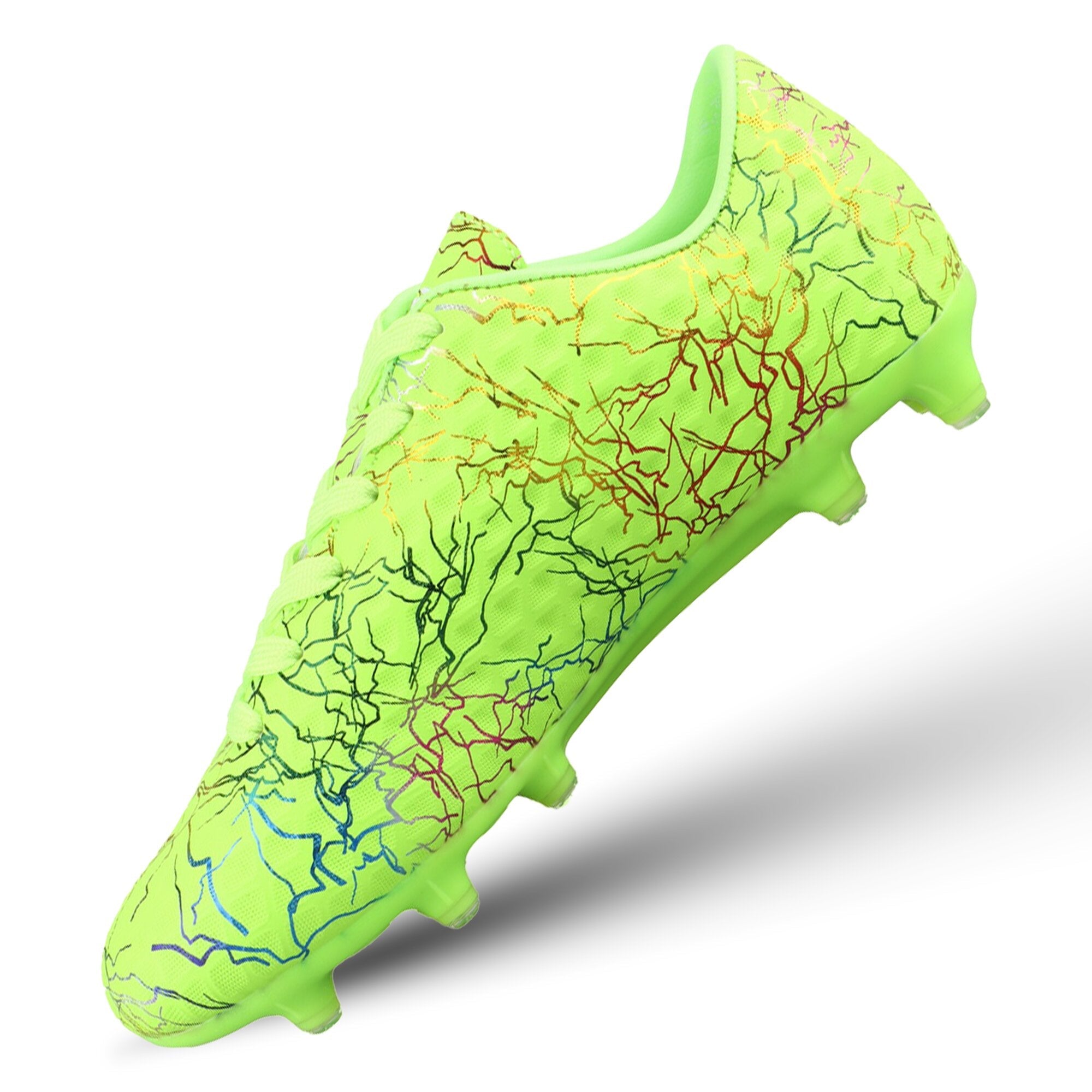Vizari Zodiac JR Kids Firm Ground (FG) Soccer Cleats – Green, Youth Sizes 8C–6Y