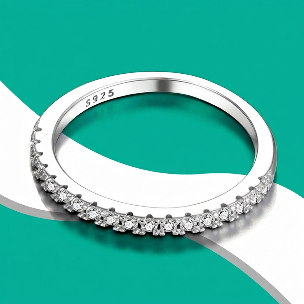 Maison Novaire Moissanite Eternity Band