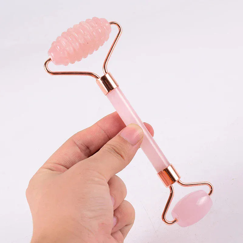 Maison Novaire Rose Quartz Gua Sha & Face Roller