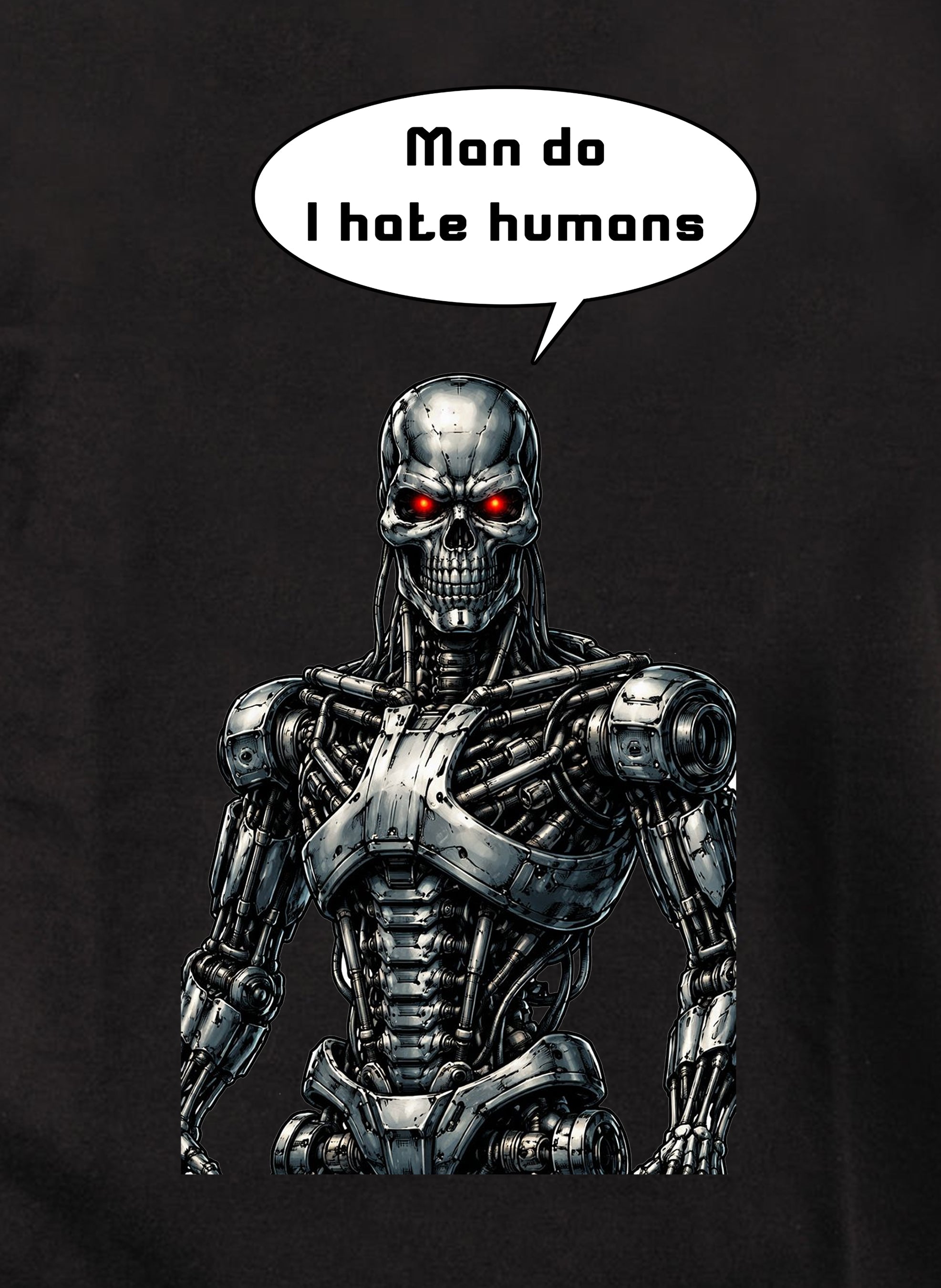 Man do I hate humans Kids T-Shirt