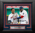 Pedro Martinez & David Ortiz World Series Trophy Boston Red Sox 8" x 10" Framed Baseball Photo