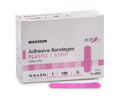 Adhesive Strip McKesson 3/4 X 3 Inch Plastic Rectangle Pink Sterile - 16-4835