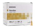 McKesson Hypodermic Thin Wall Needle w/o Safety 25G x 1" - 16-N251