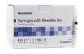 Substitute For McKesson Syringe w/ Detachable Hypodermic Needle w/o Safety 3mL 21G x 1" - 16-SN3C211