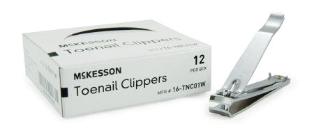 McKesson Toenail Clippers with Thumb Squeeze Lever