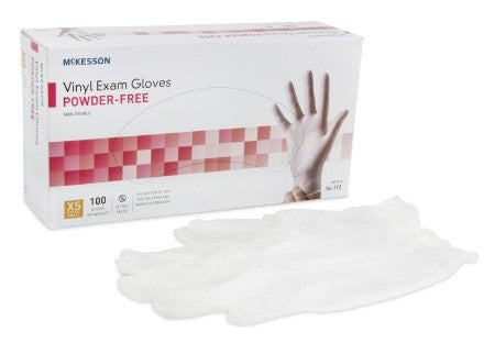 McKesson PF Vinyl Exam Gloves - 14-1XX