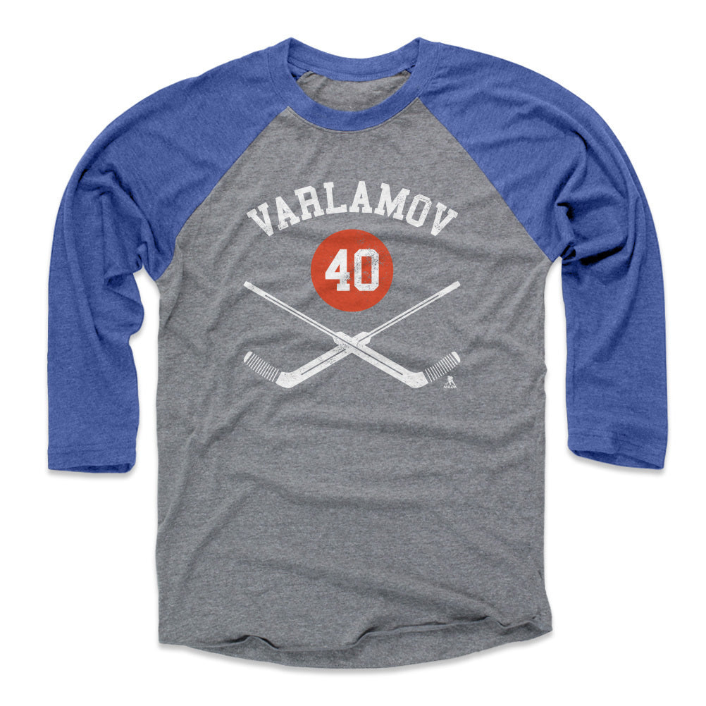 Semyon Varlamov New York I Goalie Sticks WHT