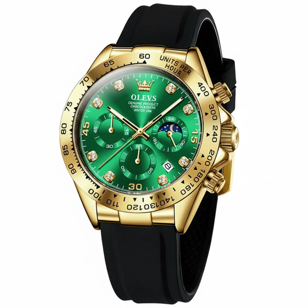 Men Chronograph Sport Wristwatch.