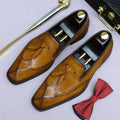 Men's Genuine Leather Tassel Loafers | Vintage Moccasins 38-46