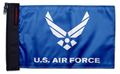 Air Force Blue12"x18" Forever Wave Flag for Jeep Wrangler CJ-7 and CJ-8 1976-1986