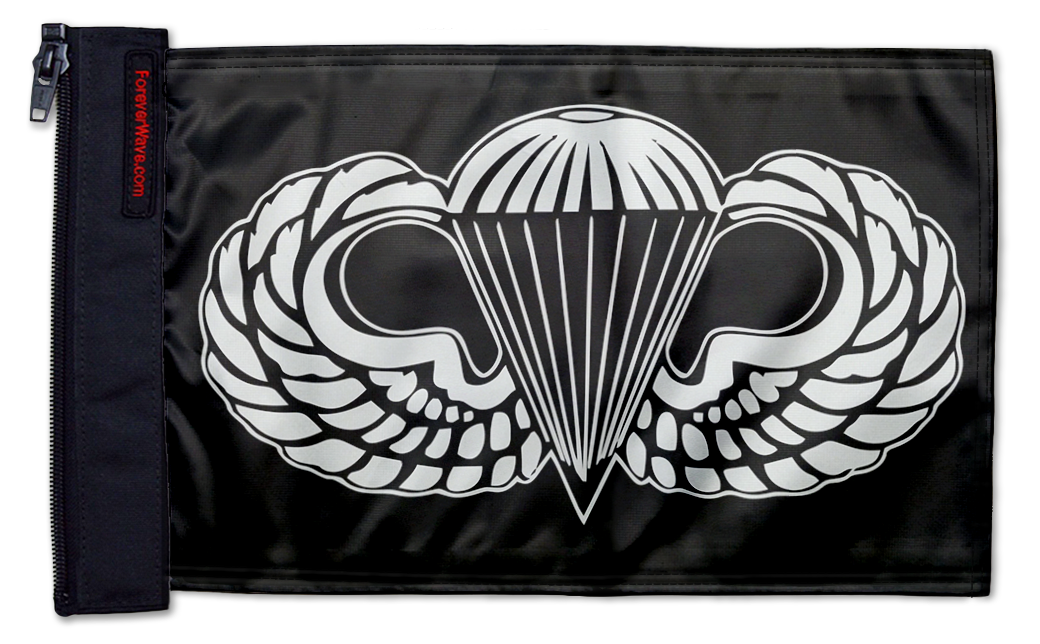 Airborne 12"x18" Forever Wave Flag for Jeep Wrangler LJ 2003-2006