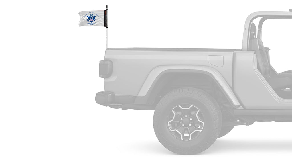 Coast Guard 12"x18" Forever Wave Flag