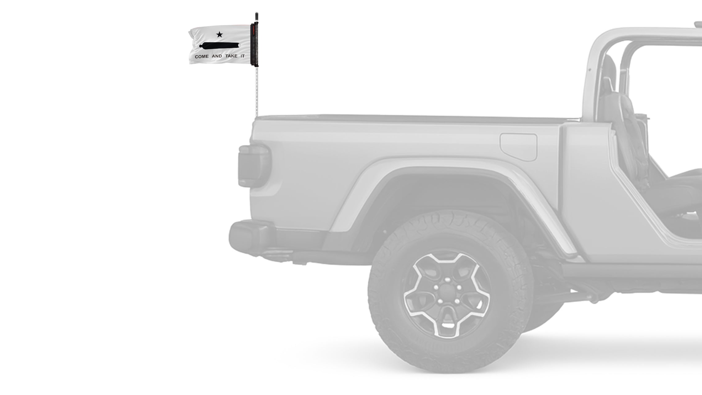 Gonzales 12"x18" Forever Wave Flag for Jeep Wrangler LJ 2003-2006