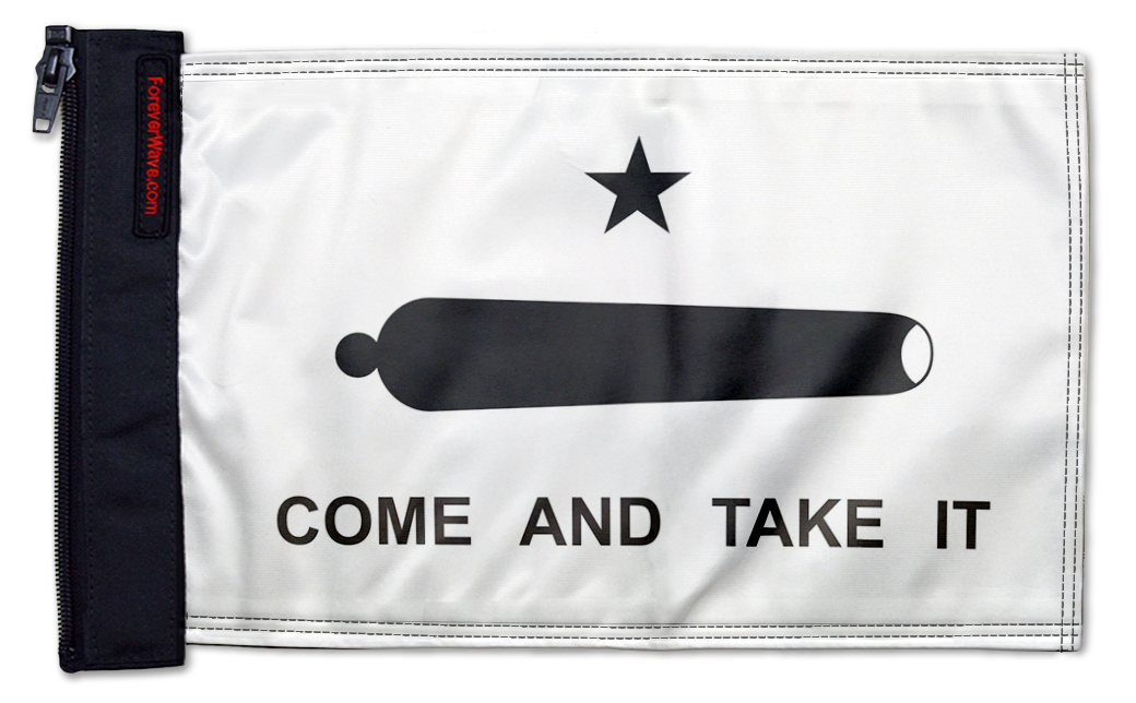Gonzales 12"x18" Forever Wave Flag for Jeep Wrangler JK 2-Door 2007-2018