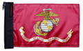 Marines 12"x18" Forever Wave Flag for Jeep Wrangler JLU 4-Door 2018-Present