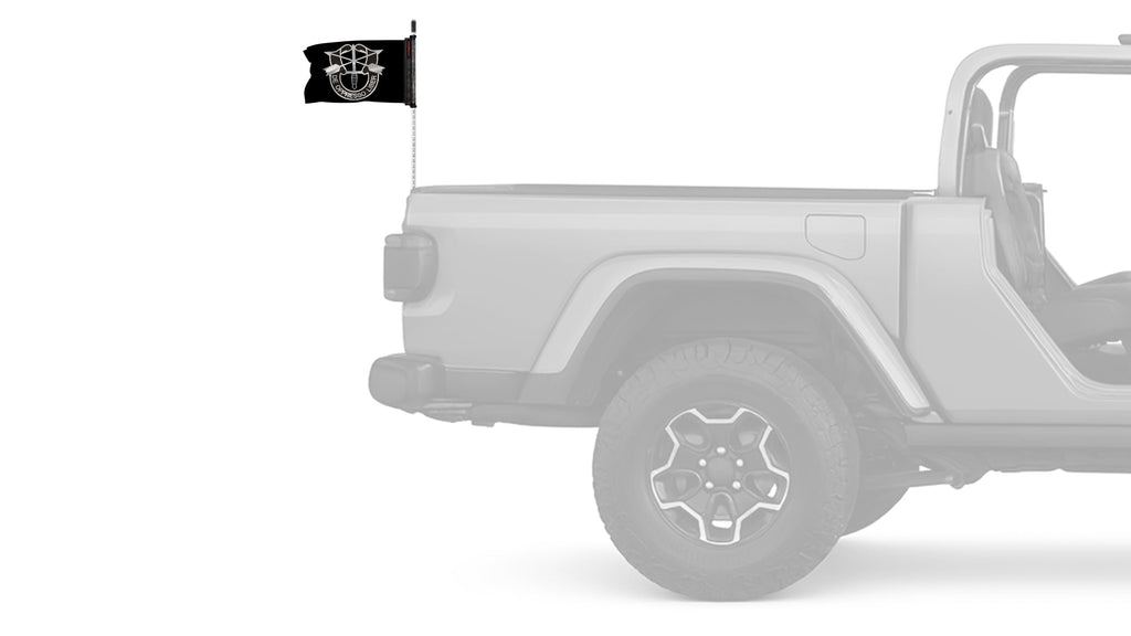 Special Forces 12"x18" Forever Wave Flag for Jeep Wrangler YJ 1986-1995