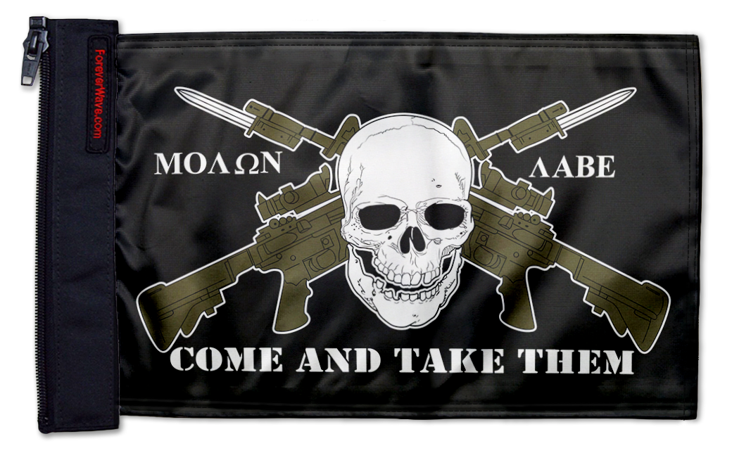 Molan Labe 12"x18" Forever Wave Flag for Jeep Wrangler TJ 1996-2006
