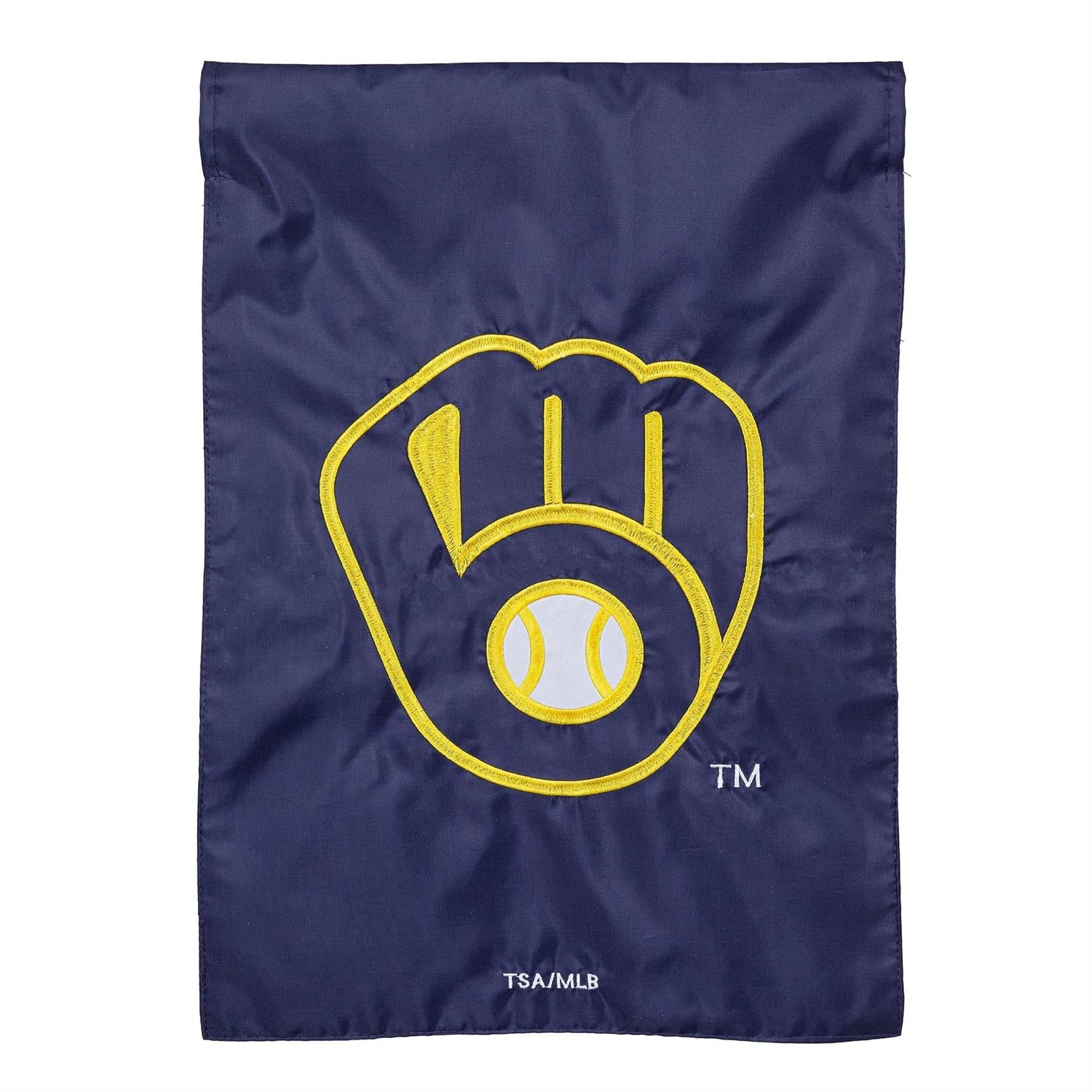 Milwaukee Brewers 2 Sided Garden Flag - Applique