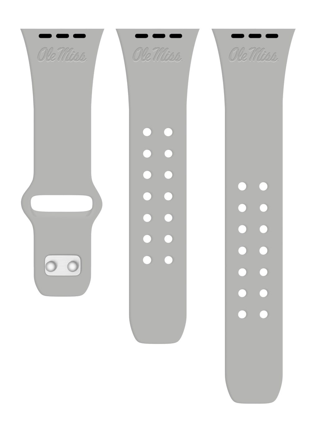 Mississippi Ole Miss Rebels Engraved Apple Watch Band