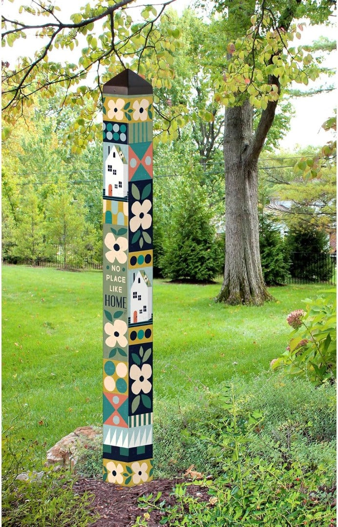 Modern Folk Home Art Pole 60 Inches