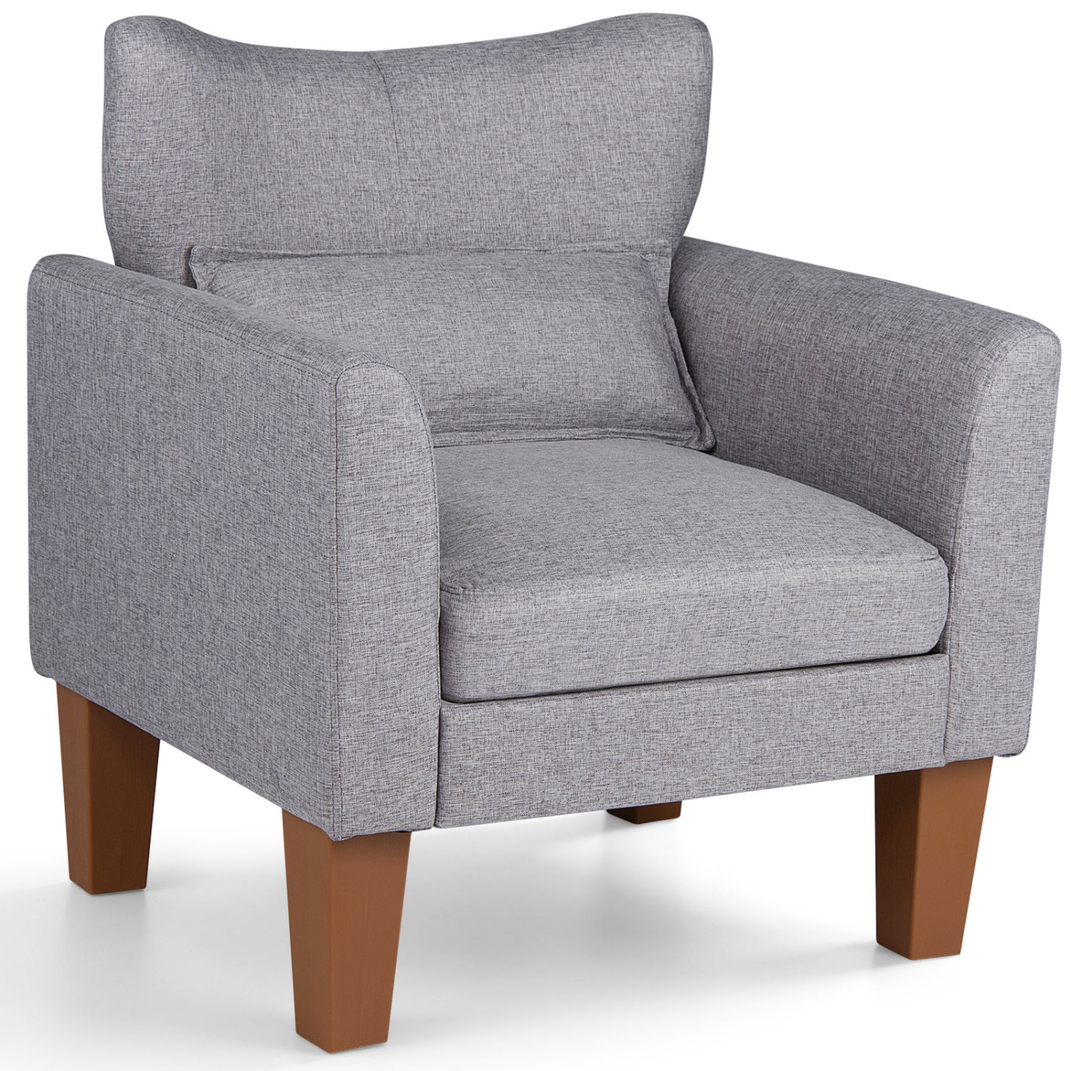 Accent Chair with Removable Cushion & Pillow for Living Room