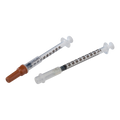 Safety Tuberculin Syringe with Needle Monoject™ 1 mL 5/8 Inch 25 Gauge Sliding Safety Needle Regular Wall - 8881511235