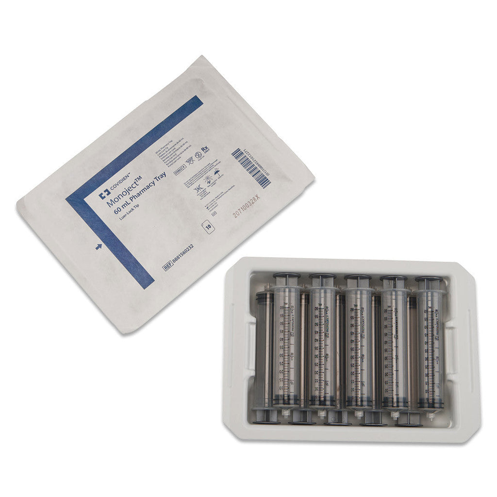 Monoject™ 20 mL Luer-Lock Tip Syringes in Pharmacy Trays - 8881520251