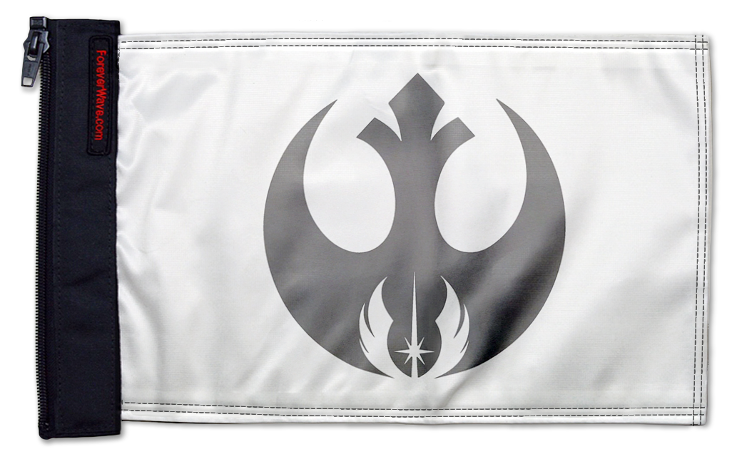 Star Wars Jedi Order 12"x18" Forever Wave Flag for Jeep Wrangler TJ 1996-2006