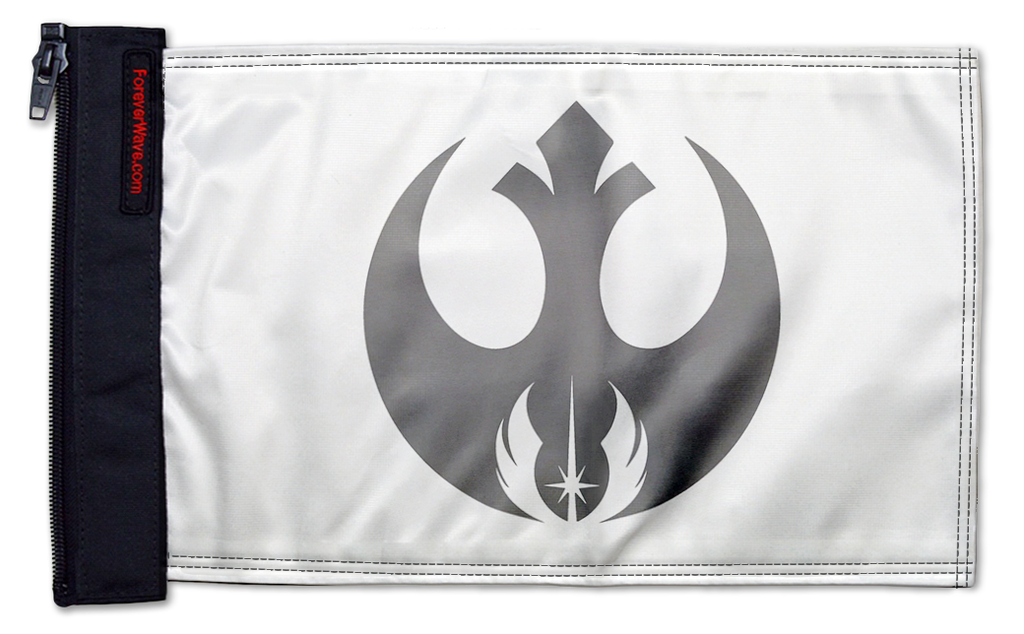 Star Wars Jedi Order 12"x18" Forever Wave Flag for Jeep Wrangler CJ-7 and CJ-8 1976-1986