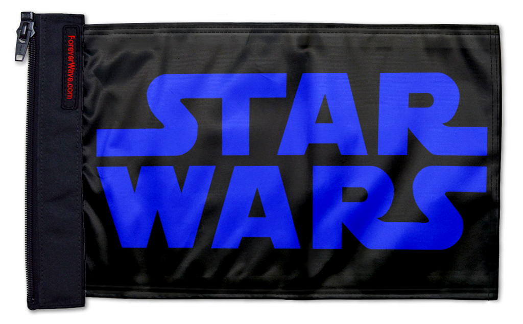 Star Wars 12"x18" Forever Wave Flag for Jeep Wrangler JK 2-Door 2007-2018