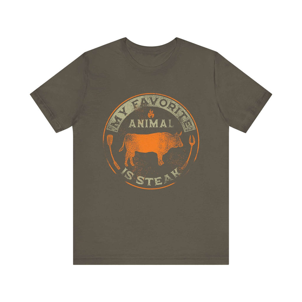 My Favorite Animal is Steak BBQ T-Shirt