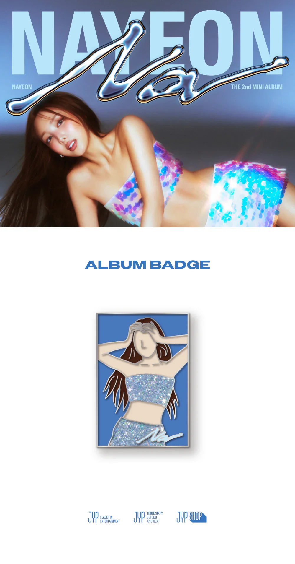 Twice Nayeon - Na 2nd Mini Album Official MD Album Badge