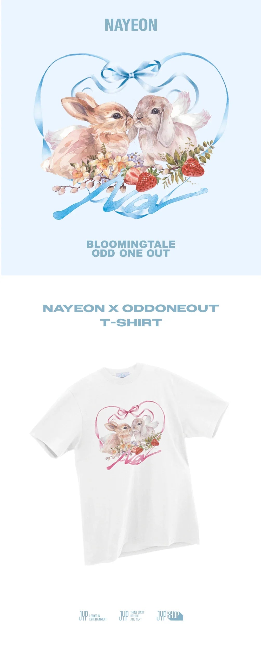 Twice Nayeon - Nayeon x Oddoneout Na 2nd Mini Album Official MD T-Shirt