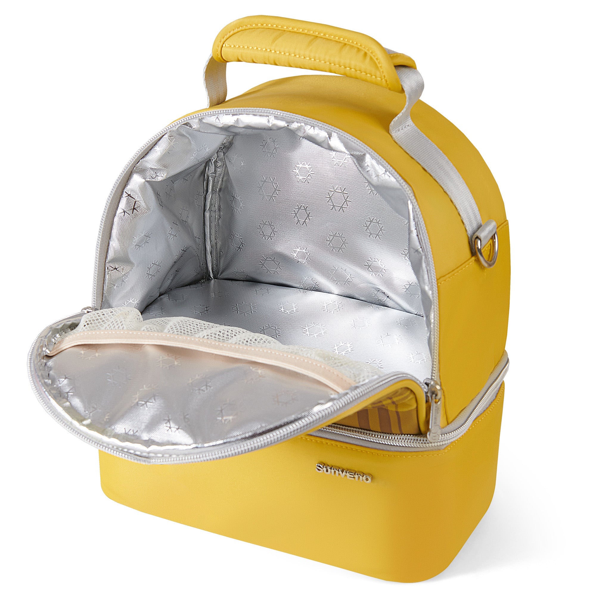 Insulated Lunch Box Double Deck Cooler Bag