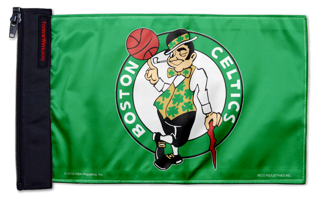 Boston Celtics 11"x17" Forever Wave Flag for Jeep Wrangler YJ 1986-1995