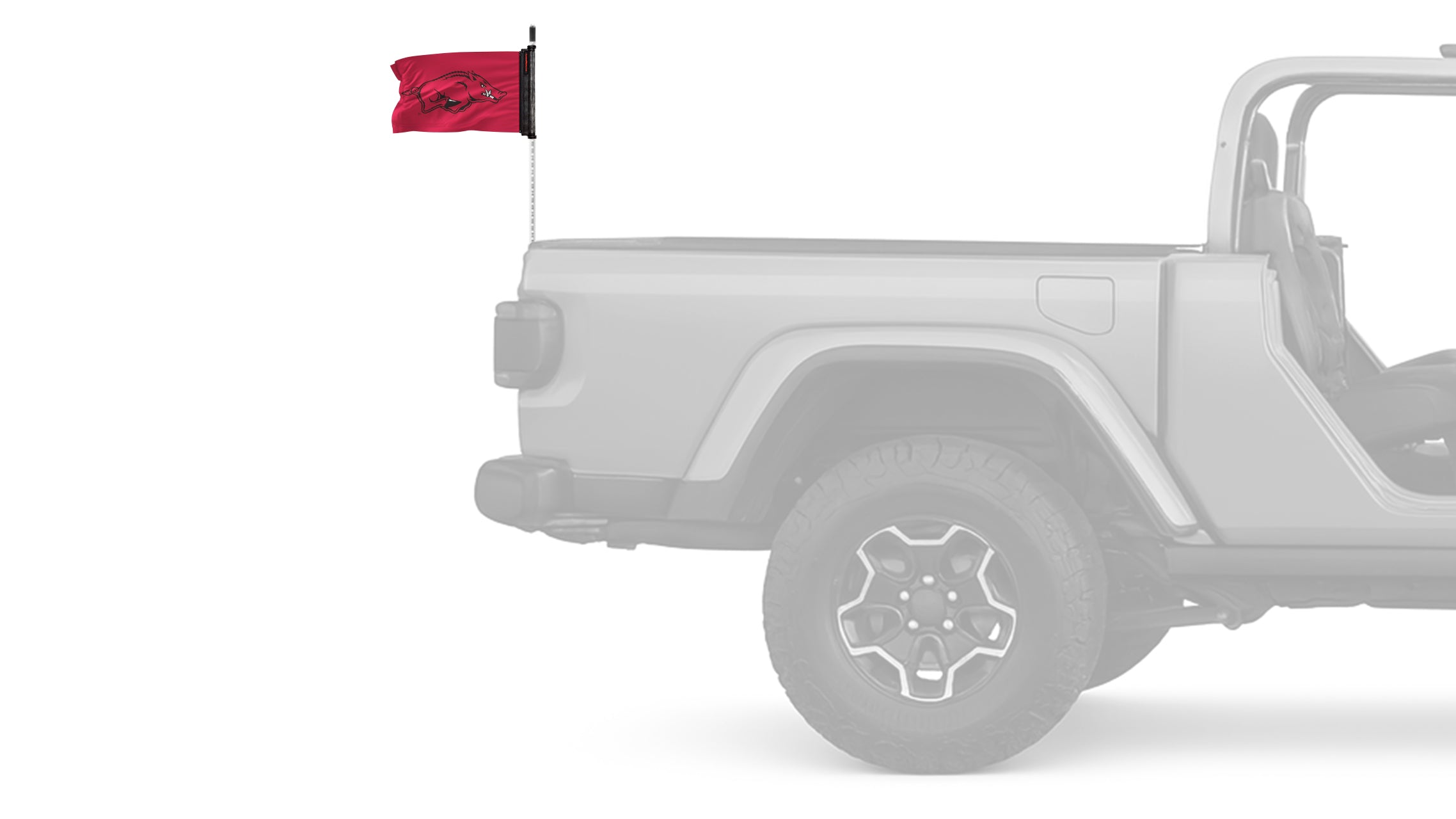 Arkansas 11"x17" Forever Wave Flag for Jeep Wrangler TJ 1996-2006