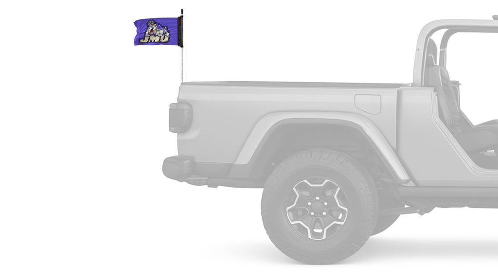 James Madison University 11"x17" Forever Wave Flag for Jeep Wrangler LJ 2003-2006