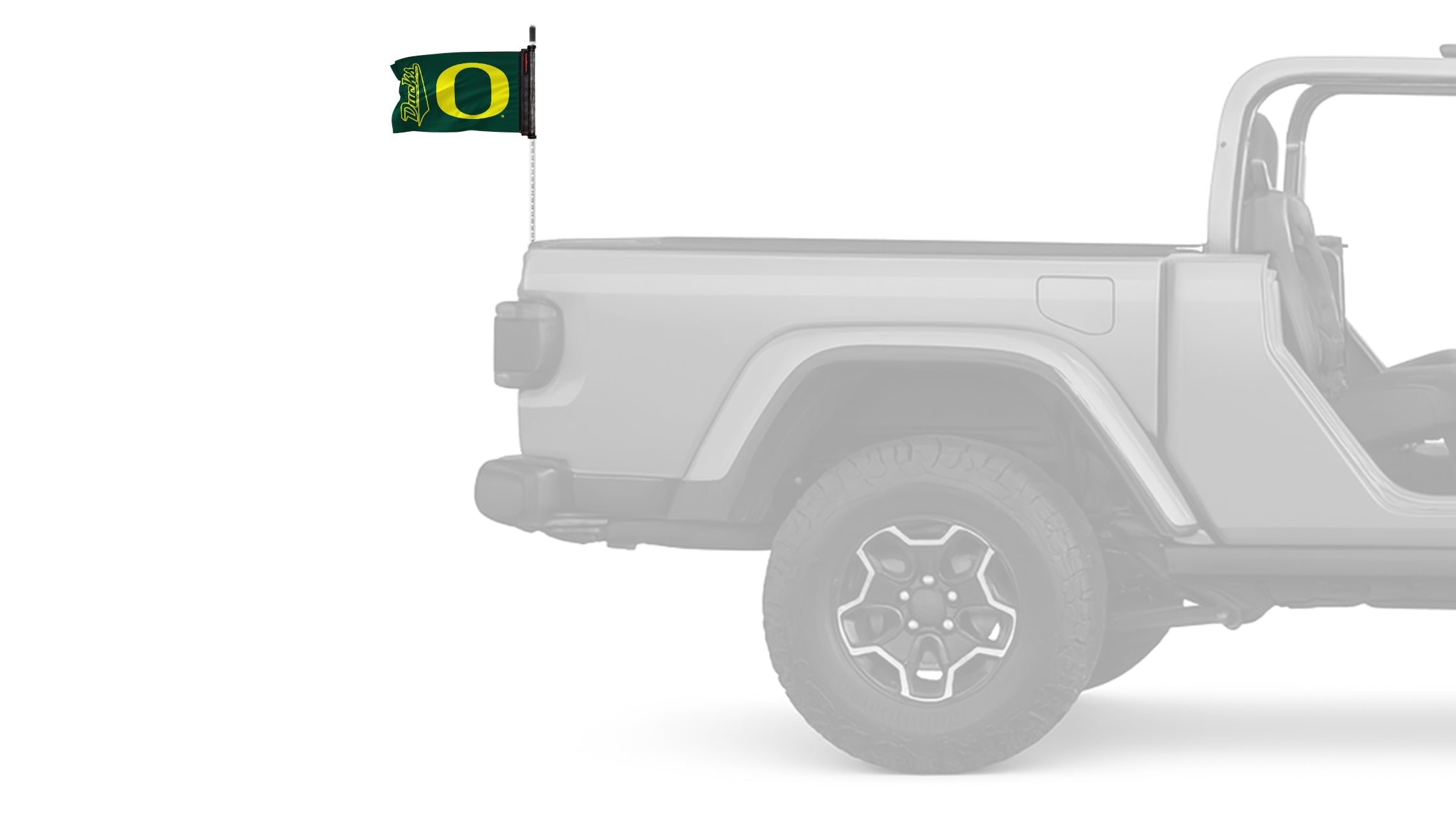 Oregon 11"x17" Forever Wave Flag for Jeep Wrangler CJ-7 and CJ-8 1976-1986
