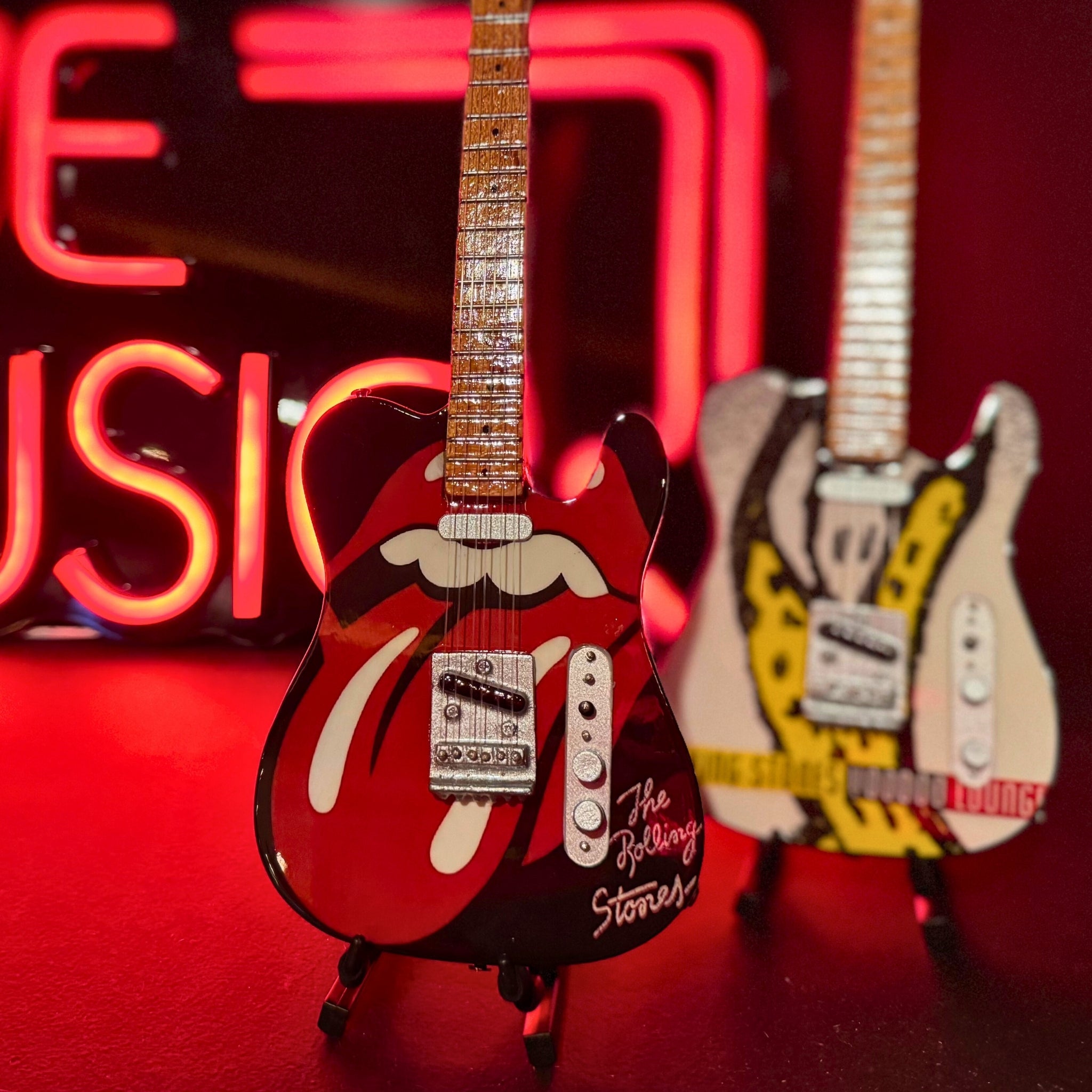The Rolling Stones "Voodoo Lounge" Miniature Guitar