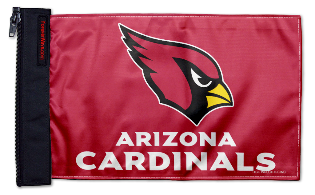 Arizona Cardinals 11"x17" Forever Wave Flag for Jeep Wrangler LJ 2003-2006
