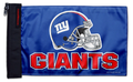 New York Giants 11"x17" Forever Wave Flag for Jeep Wrangler JK 2-Door 2007-2018