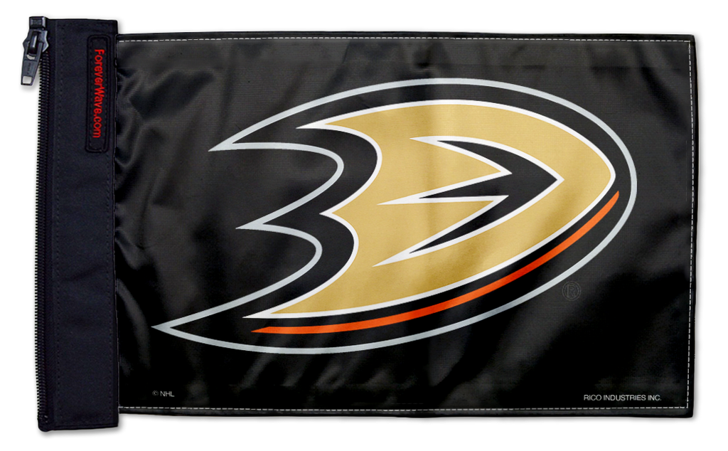 Anaheim Ducks 11"x17" Forever Wave Flag for Jeep Wrangler TJ 1996-2006