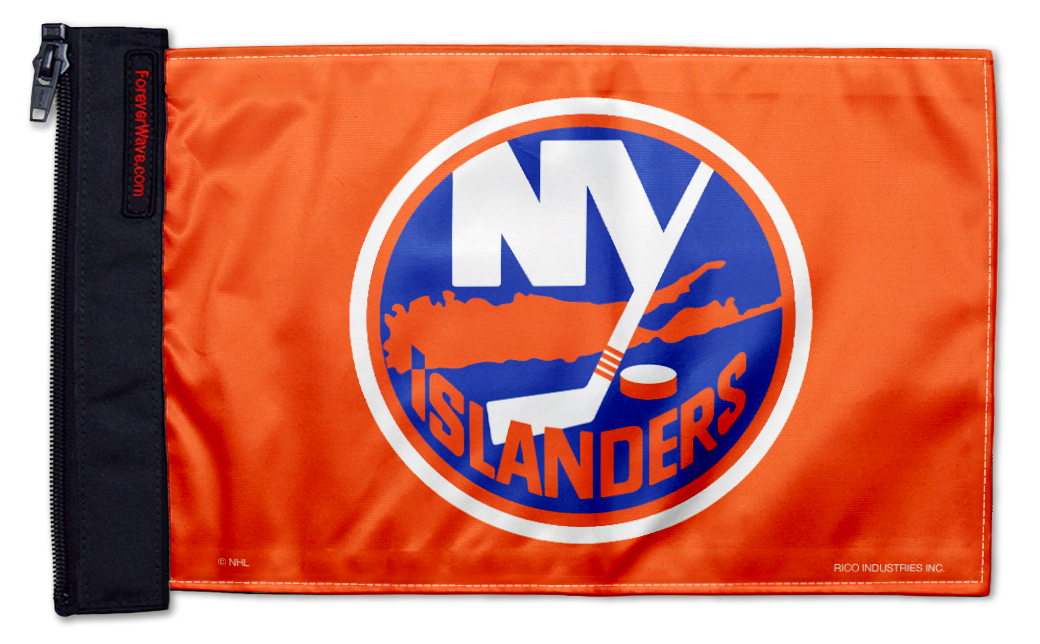 New York Islanders 11"x17" Forever Wave Flag for Jeep Wrangler LJ 2003-2006