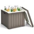 10 4-in-1 Gallon Storage Cooler for Picnic and Outdoor Activities-Black