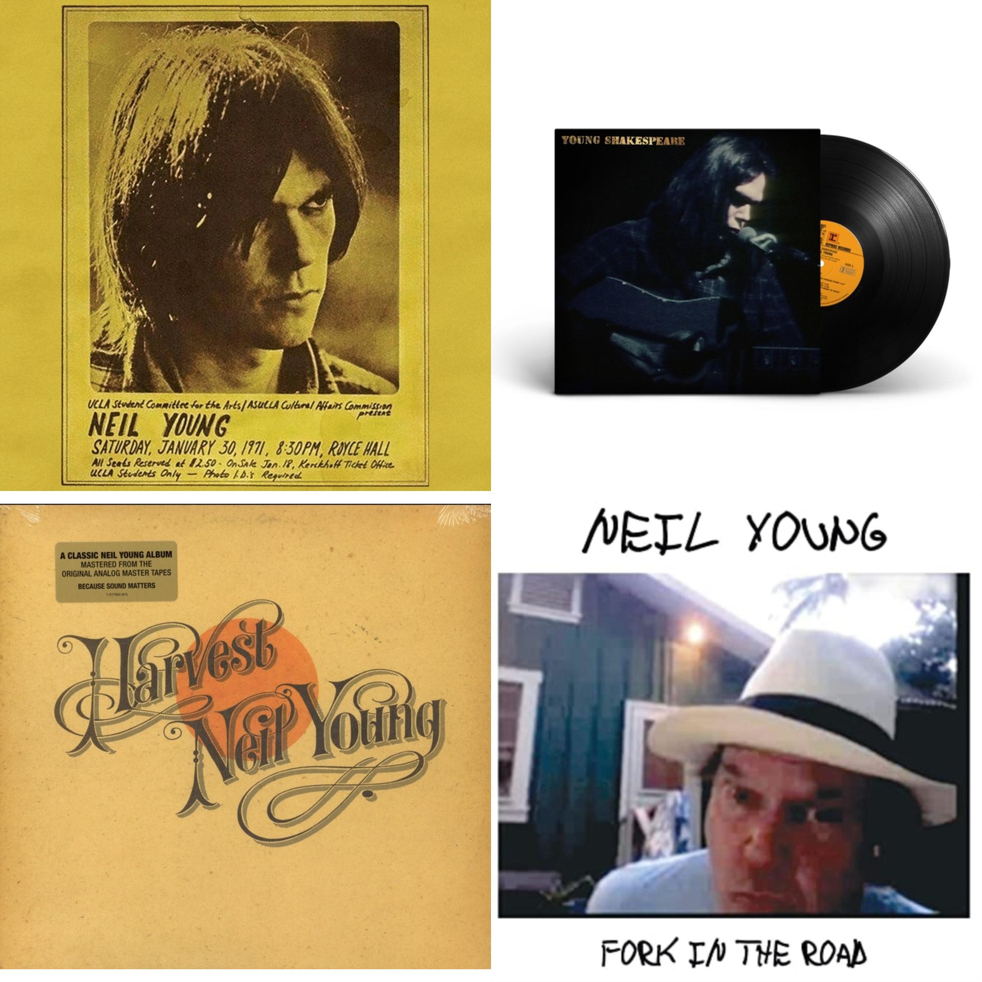 Royce Hall 1971 & Young Shakespeare & Harvest & Fork In The Road (140G)