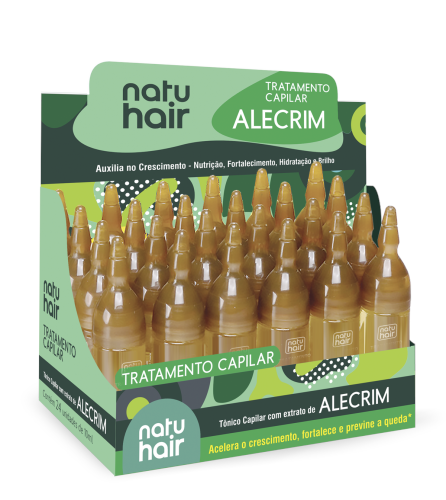 Natuhair Rosemary Hair Grow  Concentrated Treatment Ampoules  24 Units Pack