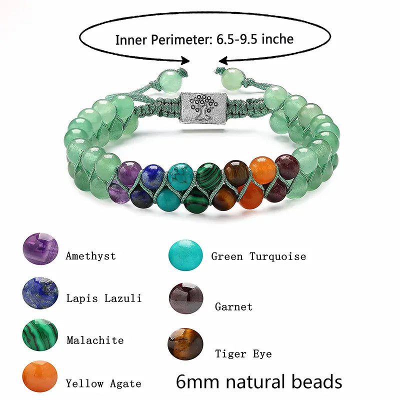 Natural Healing Beads Bangles for Men and Women