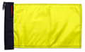 Solid Yellow "Q" 12"x18" Forever Wave Flag for Jeep Wrangler JK 2-Door 2007-2018